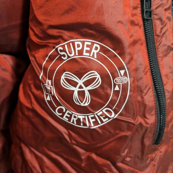 🔥Bargain! Aritzia TNA The Super Puff (Maroon/Red) Size S | AS IS Needs Cleaning - Picture 11 of 12